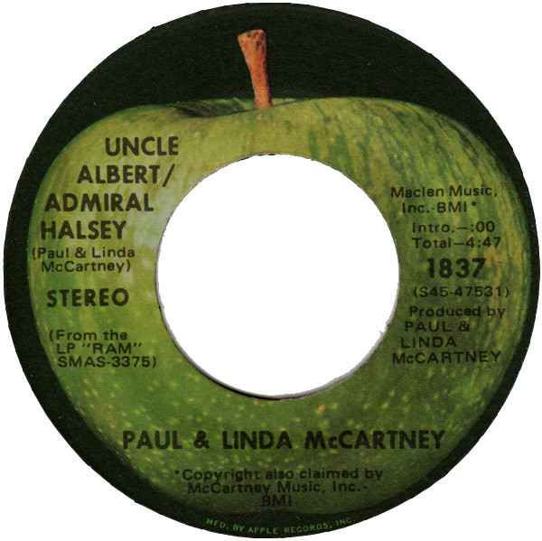 Paul McCartney Uncle Albert/Admiral Halsey