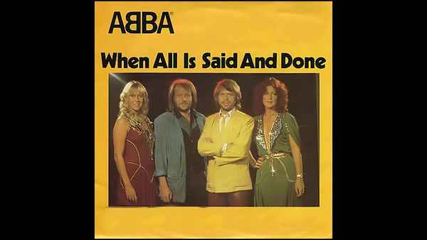 ABBA When all is said and done