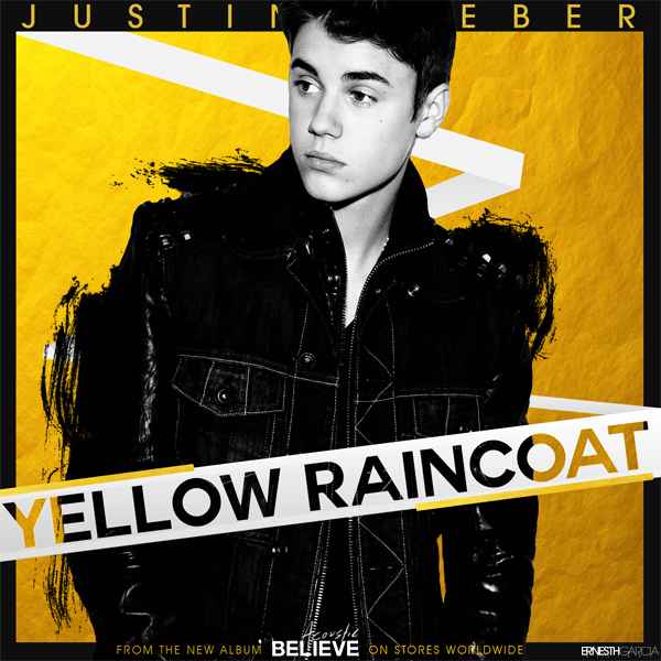 Justin Bieber Yellow Raincoat