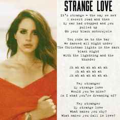 Lana Del Rey Strange love